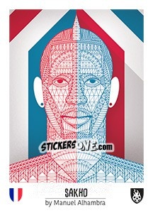 Figurina Sakho - Euro 2016 n. 17 - Tschuttiheftli