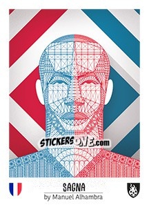Sticker Sagna - Euro 2016 n. 19 - Tschuttiheftli