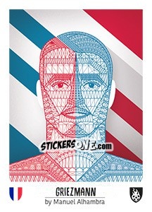 Sticker Griezmann - Euro 2016 - Tschuttiheftli