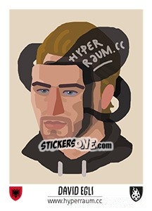 Sticker David Egli - Euro 2016 - Tschuttiheftli