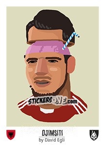 Sticker Djimsiti - Euro 2016 n. 46 - Tschuttiheftli