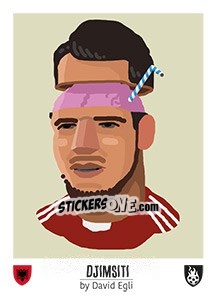 Sticker Djimsiti - Euro 2016 - Tschuttiheftli