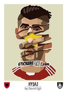 Sticker Hysaj - Euro 2016 n. 47 - Tschuttiheftli
