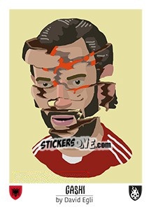 Sticker Gashi - Euro 2016 - Tschuttiheftli