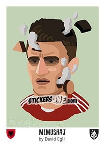 Sticker Memushaj - Euro 2016 n. 52 - Tschuttiheftli