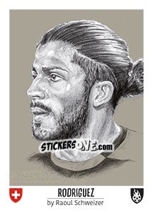 Sticker Rodriguez - Euro 2016 - Tschuttiheftli
