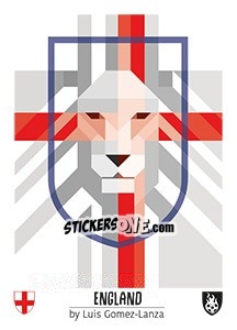 Sticker England - Euro 2016 - Tschuttiheftli