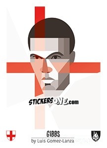 Sticker Gibbs - Euro 2016 n. 72 - Tschuttiheftli