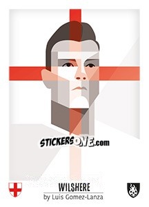 Sticker Wilshere - Euro 2016 n. 76 - Tschuttiheftli