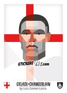 Sticker Oxlade-Chamberlain - Euro 2016 n. 78 - Tschuttiheftli