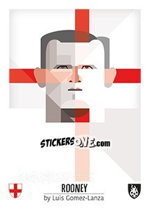 Sticker Rooney - Euro 2016 n. 81 - Tschuttiheftli