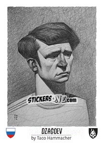 Sticker Dzagoev - Euro 2016 n. 91 - Tschuttiheftli