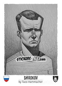 Sticker Shirokov - Euro 2016 - Tschuttiheftli