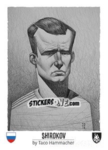 Figurina Shirokov - Euro 2016 - Tschuttiheftli