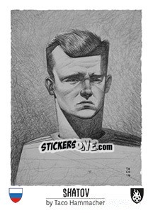 Sticker Shatov - Euro 2016 n. 93 - Tschuttiheftli