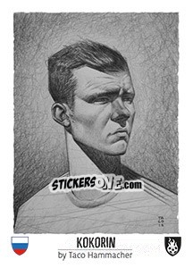 Sticker Kokorin - Euro 2016 n. 94 - Tschuttiheftli