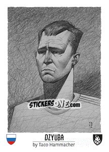 Sticker Dzyuba - Euro 2016 - Tschuttiheftli