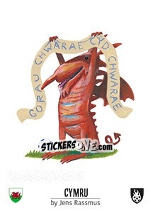 Sticker Cymru - Euro 2016 n. 97 - Tschuttiheftli