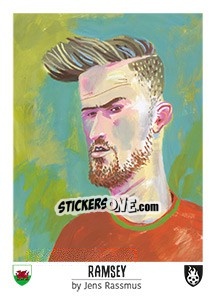 Sticker Ramsey - Euro 2016 n. 105 - Tschuttiheftli