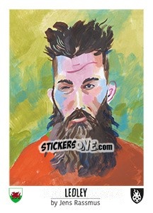 Cromo Ledley - Euro 2016 n. 108 - Tschuttiheftli