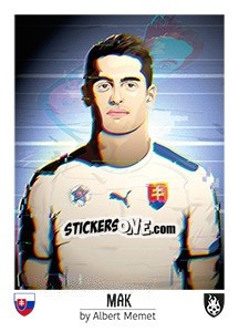 Sticker Mak - Euro 2016 n. 122 - Tschuttiheftli