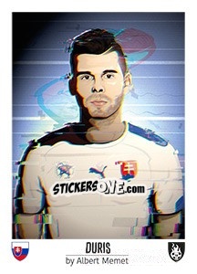 Sticker Duris - Euro 2016 - Tschuttiheftli