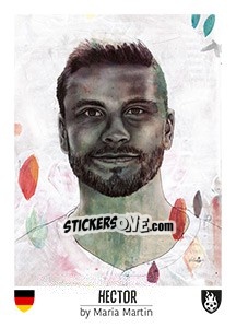 Sticker Hector - Euro 2016 n. 128 - Tschuttiheftli