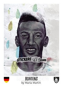 Sticker Boateng - Euro 2016 n. 129 - Tschuttiheftli