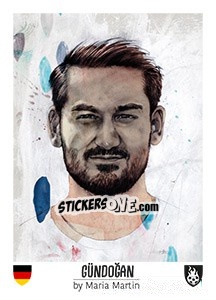 Sticker Gündogan - Euro 2016 n. 132 - Tschuttiheftli