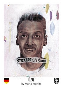 Sticker Özil - Euro 2016 n. 134 - Tschuttiheftli