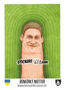 Sticker Benedikt Notter - Euro 2016 n. 138 - Tschuttiheftli