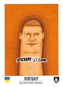 Sticker Fedetskiy - Euro 2016 n. 142 - Tschuttiheftli
