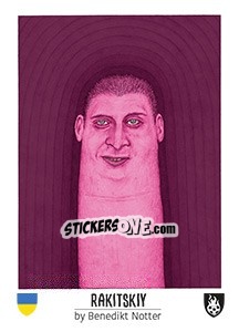 Sticker Rakitskiy - Euro 2016 n. 144 - Tschuttiheftli
