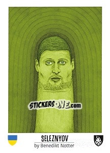 Sticker Seleznyov - Euro 2016 n. 148 - Tschuttiheftli