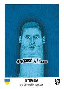 Sticker Rybalka - Euro 2016 n. 149 - Tschuttiheftli