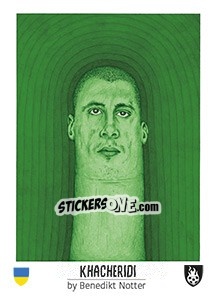 Sticker Khacheridi - Euro 2016 n. 151 - Tschuttiheftli
