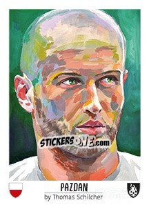 Sticker Pazdan - Euro 2016 n. 157 - Tschuttiheftli
