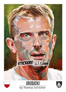 Sticker Grosicki - Euro 2016 n. 163 - Tschuttiheftli
