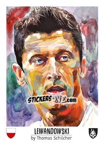 Sticker Lewandowski - Euro 2016 n. 165 - Tschuttiheftli
