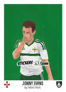 Sticker Jonny Evans - Euro 2016 n. 171 - Tschuttiheftli