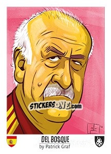 Figurina Del Bosque - Euro 2016 - Tschuttiheftli