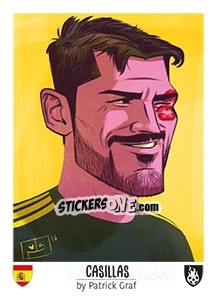 Sticker Casillas - Euro 2016 n. 183 - Tschuttiheftli