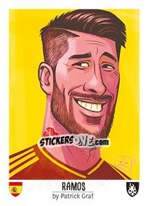 Sticker Ramos - Euro 2016 n. 186 - Tschuttiheftli
