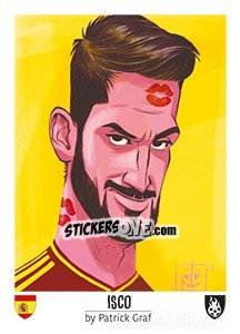 Sticker Isco - Euro 2016 n. 189 - Tschuttiheftli