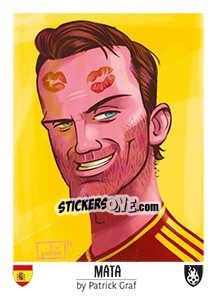 Sticker Mata - Euro 2016 n. 191 - Tschuttiheftli