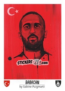 Sticker Babacan - Euro 2016 - Tschuttiheftli