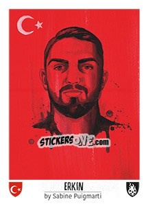 Sticker Erkin - Euro 2016 n. 212 - Tschuttiheftli