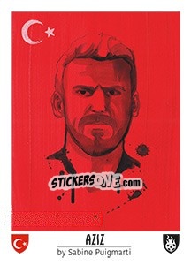 Figurina Aziz - Euro 2016 n. 214 - Tschuttiheftli