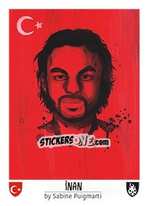 Sticker Ìnan - Euro 2016 n. 217 - Tschuttiheftli