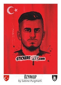 Sticker Özyakup - Euro 2016 n. 218 - Tschuttiheftli